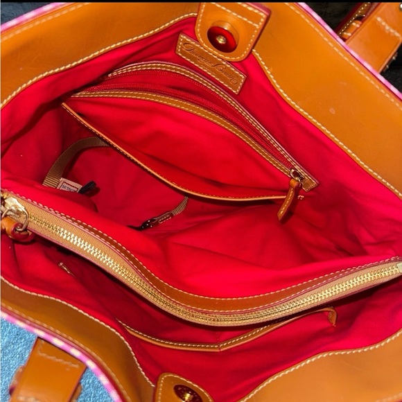 Dooney & Bourke Pink Gingham Emily Tote and NWOT Wallet - Picture 2 of 12